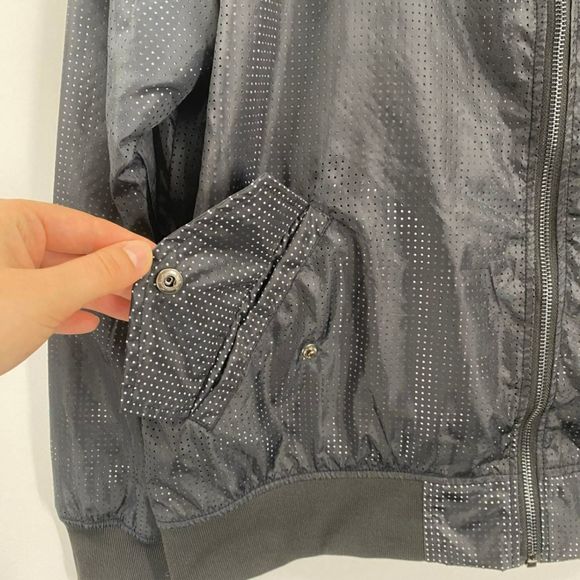 Sovereign Code Perforated Mesh Bomber Jacket - Picture 4 of 9